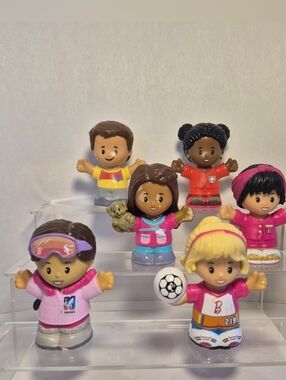 Fisher Price Little People Barbie Figures Lot Of 6